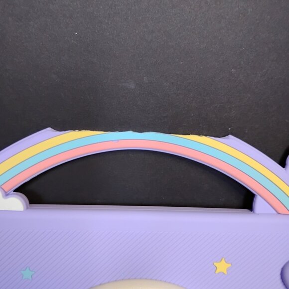 IPad 10.2 Silicone Cover Purple with Unicorns - Picture 2 of 16